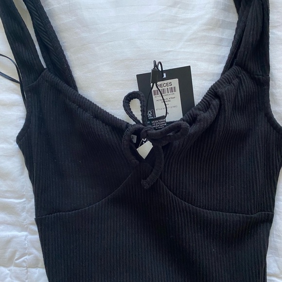 Black strap mini dress - Picture 3 of 3